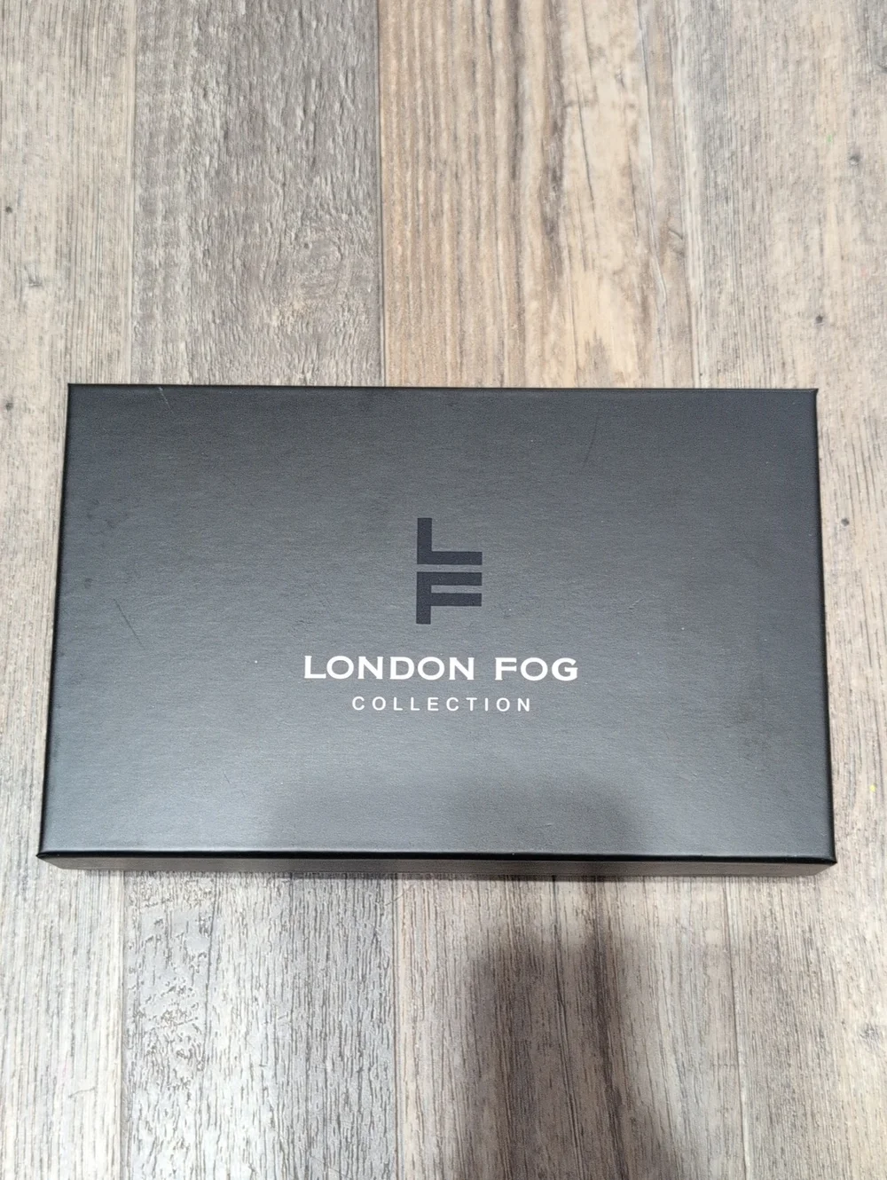 London Fog Burgundy Zip-Around Ester Wallet with Gold Logo